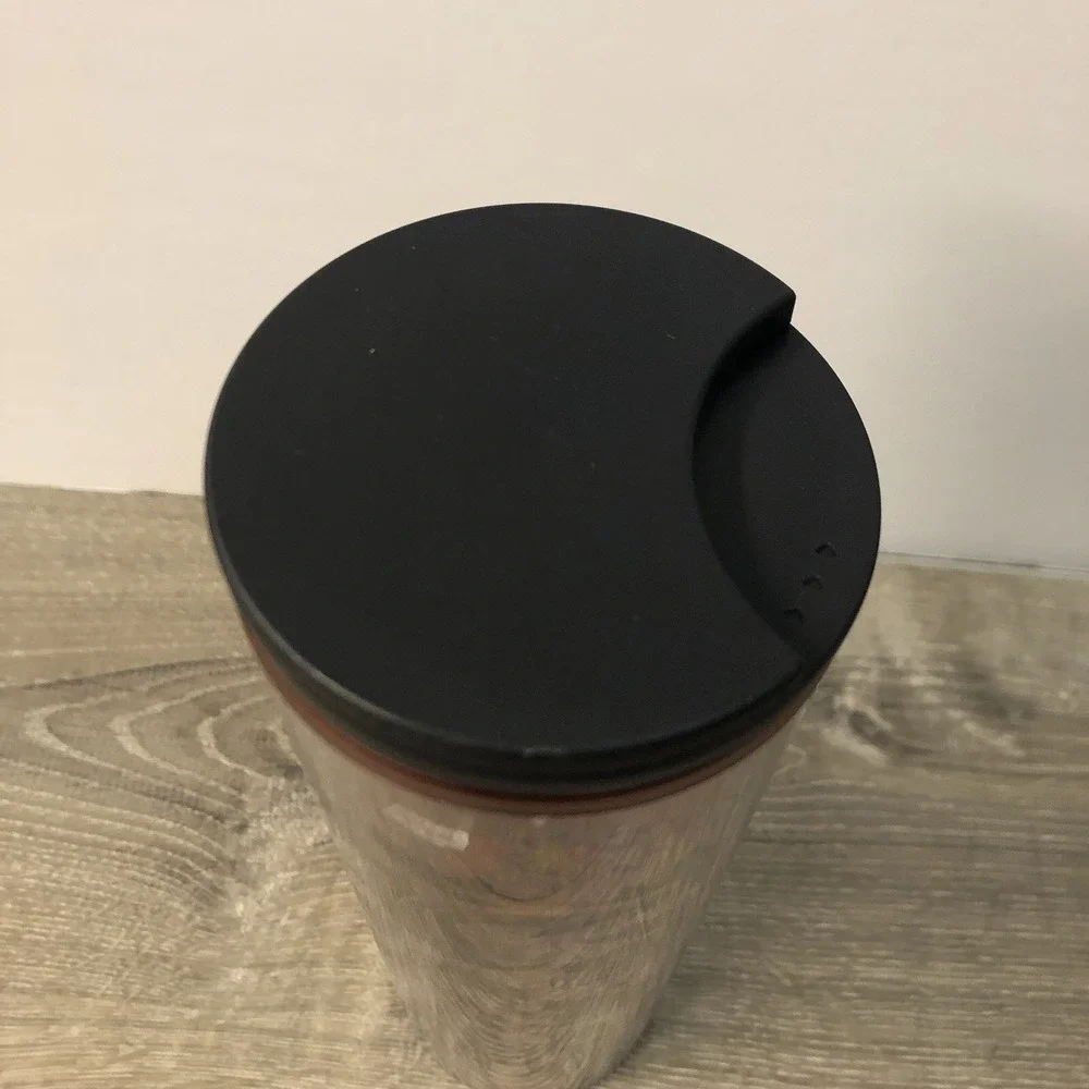 2021 Starbucks Halloween Tumbler Cup with Lid Black Cat and Pumpkin 16oz READ‎